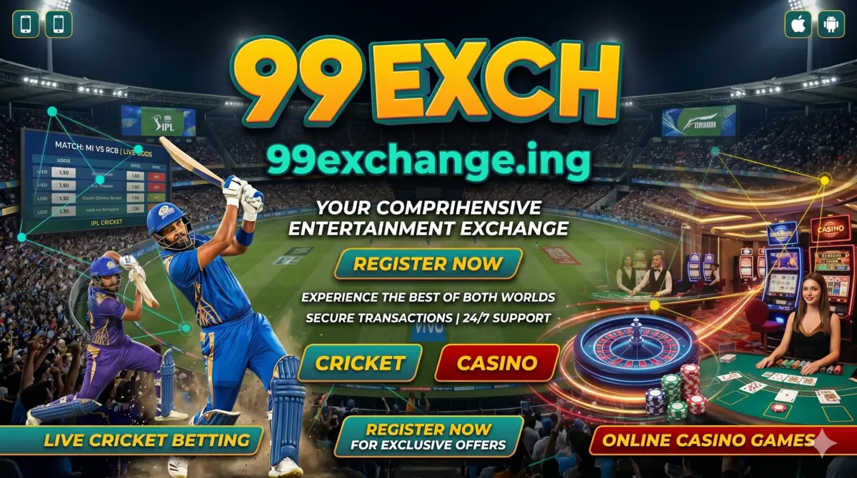 99exch live cricket board showing match odds and session lines on a phone